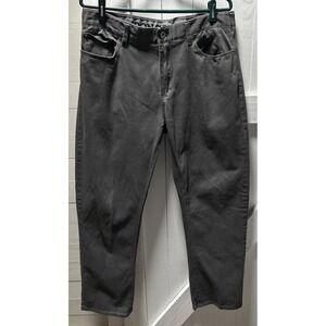 Iron Co Mens Pants Dark Gray Size 34/30 Stretch Comfort Straight Leg